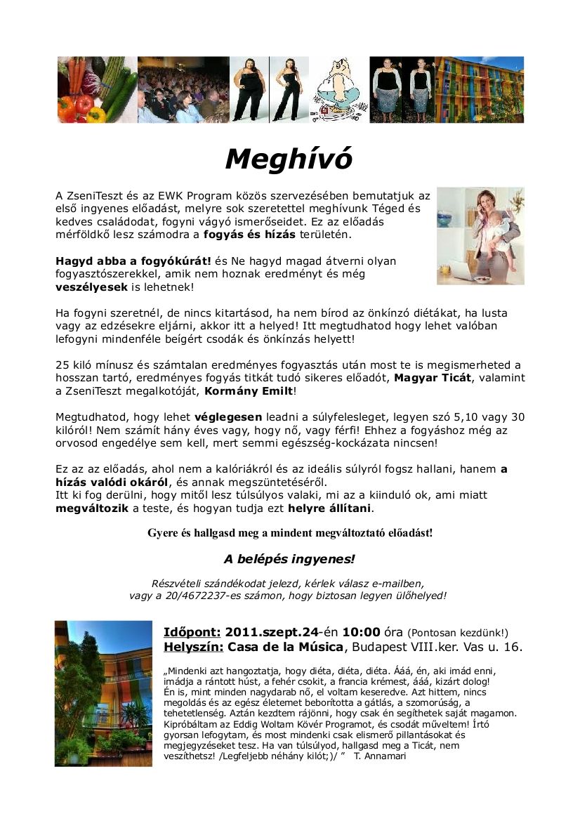 A Te Meghívód Ticától!